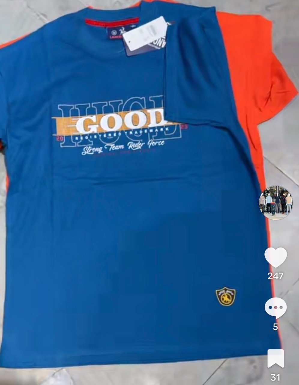 T-shirt homme coton
